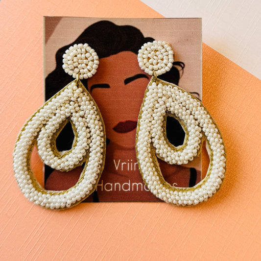 Elegant Pearl Drop Earrings