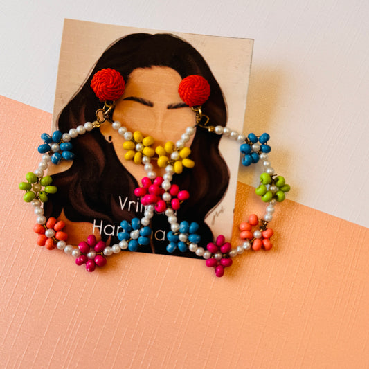 Blooming Hoop Earrings