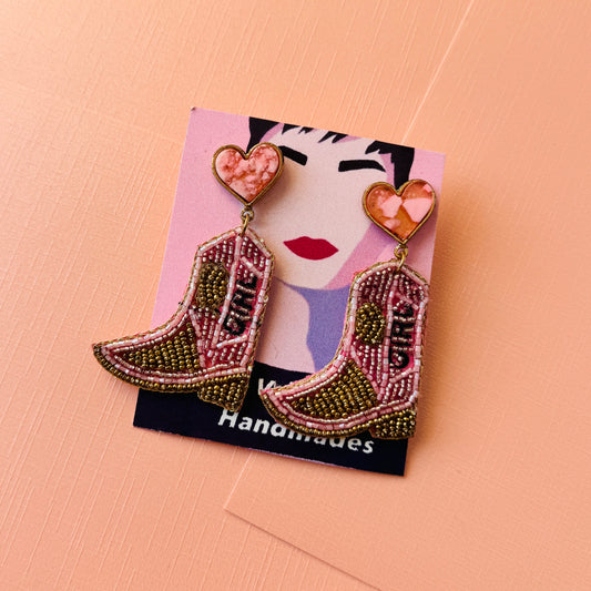 Handmade beaded earrings