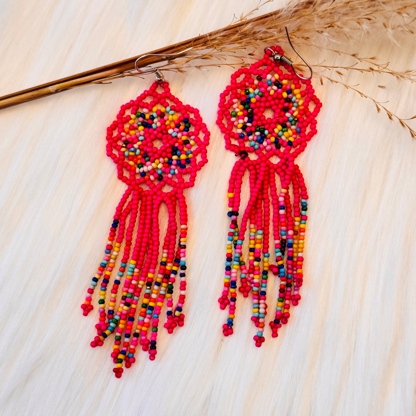 Fiesta Bloom fringe Earrings