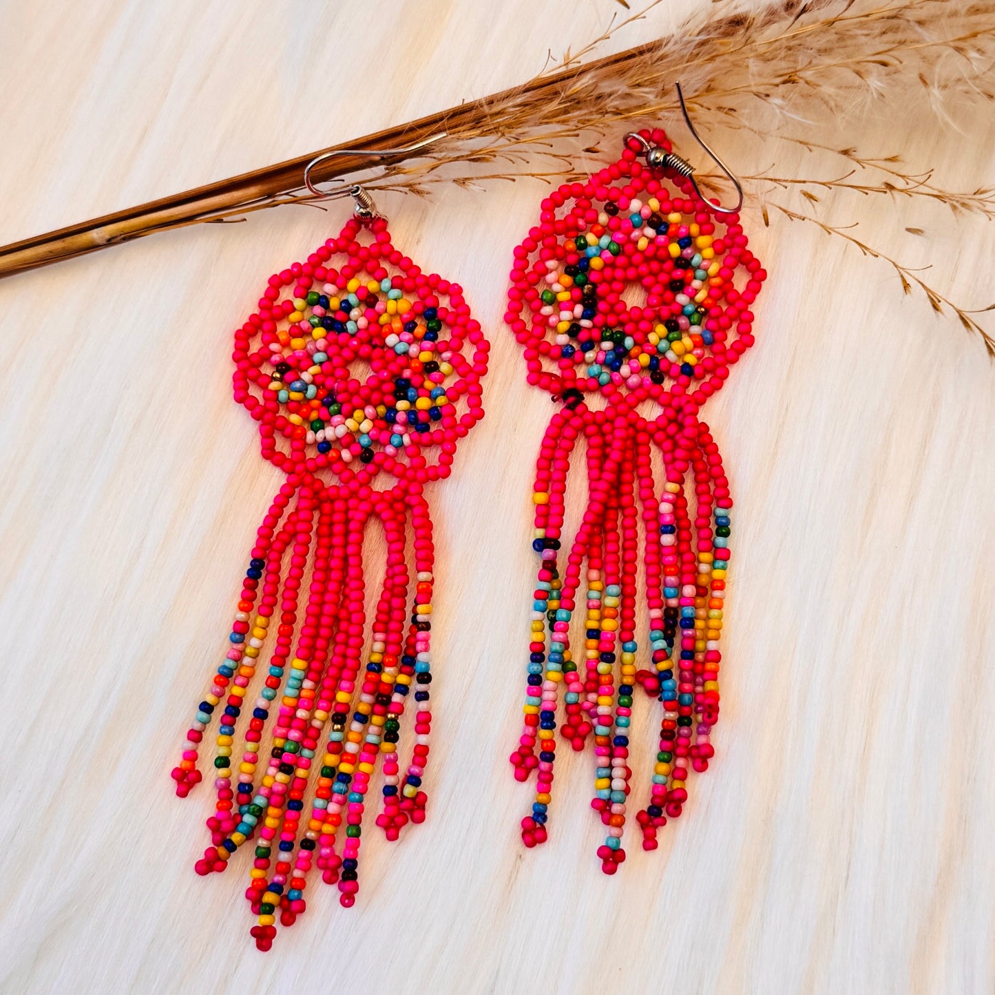 Fiesta Bloom fringe Earrings