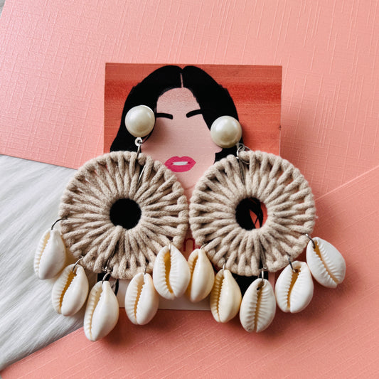 Coastal Boho Shell Earrings
