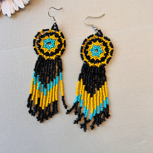 Midnight Sun fringe Earrings