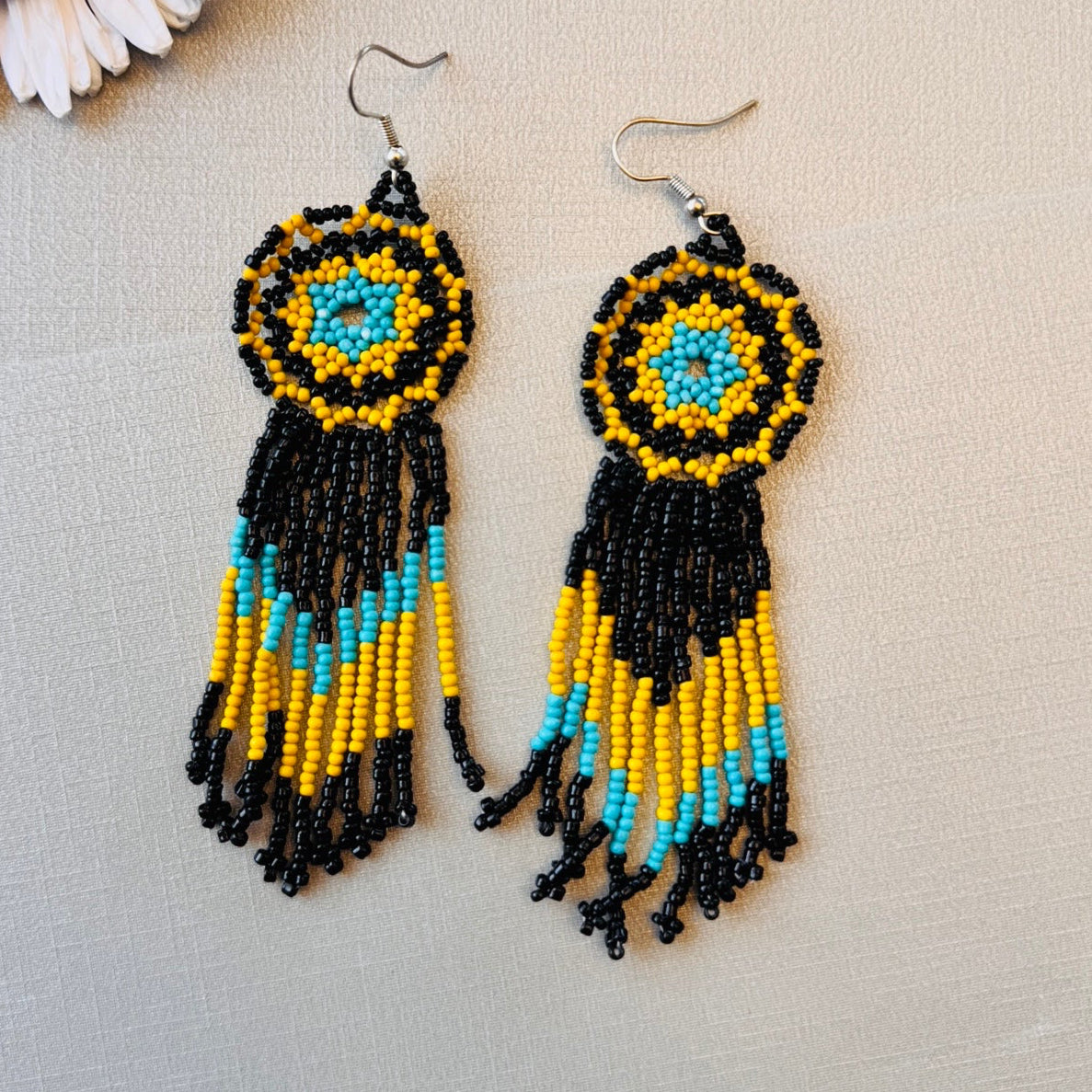 Midnight Sun fringe Earrings