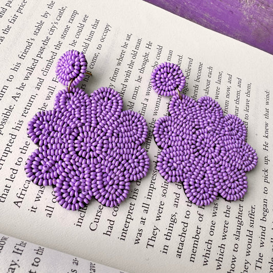 Lavender Bloom Earrings